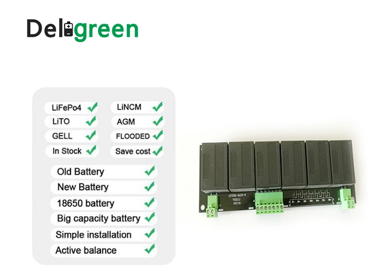 Deligreencs Hot Selling 5s Active Charger Equalizer Battery Balancer Module