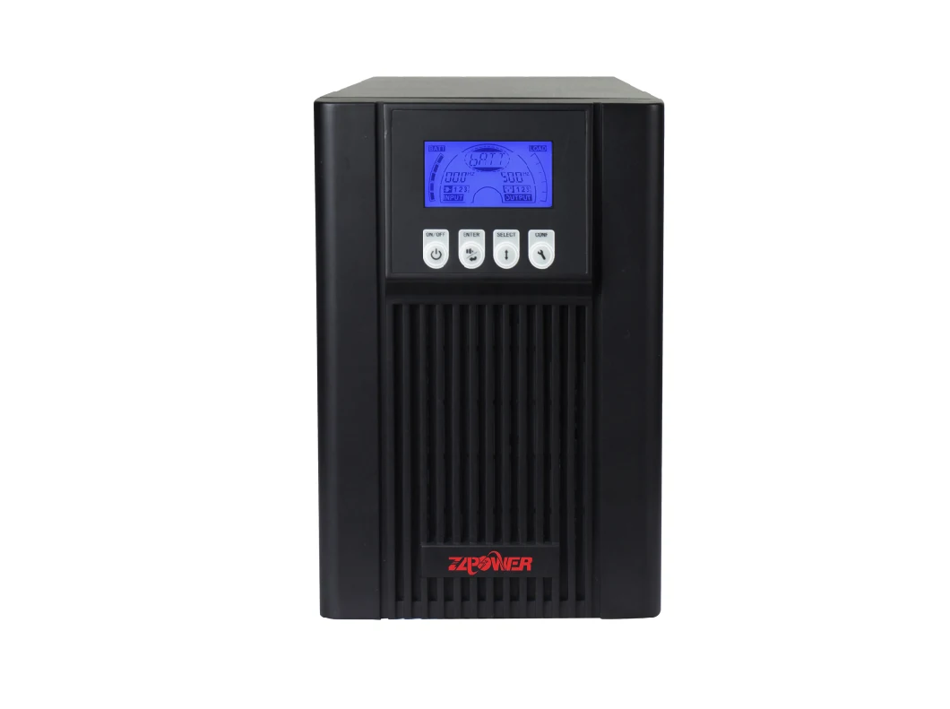 UPS 1000va 800W 220V Online Double Conversion Rack Tower, Energy Star, Uninterruptible Power Supply, Sine Wave Battery Backup UPS 1000W Power Inverter